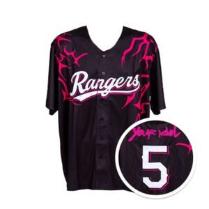 Texas rangers K-Pop Demon Hunters Jersey Size XL 9/1/26
